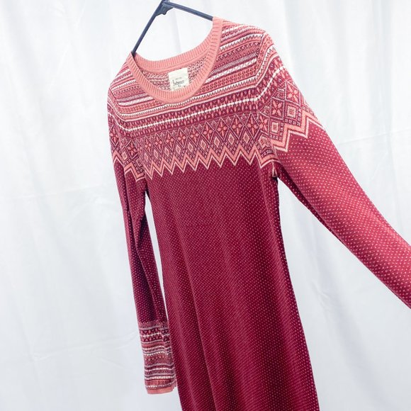 Cozy Casual Sweater Dress Between You & Me Wool Boho Fashion - Picture 3 of 9